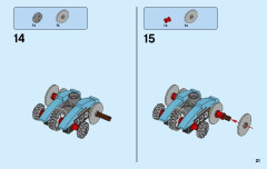 LEGO 31062 instructions page 21 – build guide