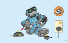 LEGO 31062 instructions page 55 – build guide