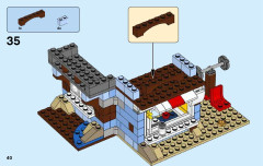 LEGO 31063 instructions page 40 – build guide