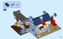 LEGO 31063 instructions page 43 – build guide
