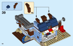 LEGO 31063 instructions page 44 – build guide