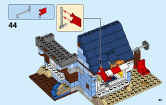 LEGO 31063 instructions page 49 – build guide