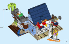 LEGO 31063 instructions page 53 – build guide