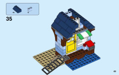 LEGO 31063 instructions page 43 – build guide