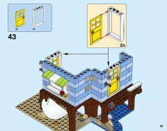 LEGO 31063 instructions page 45 – build guide