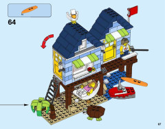 LEGO 31063 instructions page 67 – build guide