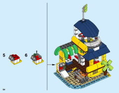 LEGO 31064 instructions page 64 – build guide