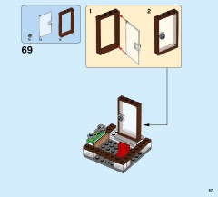 LEGO 31068 instructions page 57 – build guide