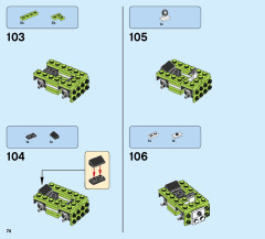 LEGO 31068 instructions page 74 – build guide