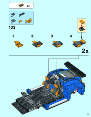 LEGO 31070 instructions page 71 – build guide