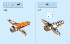 LEGO 31071 instructions page 15 – build guide