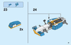 LEGO 31072 instructions page 21 – build guide