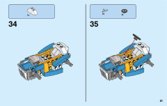 LEGO 31072 instructions page 21 – build guide