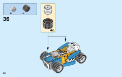 LEGO 31072 instructions page 22 – build guide