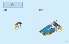 LEGO 31072 instructions page 13 – build guide