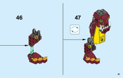 LEGO 31073 instructions page 21 – build guide