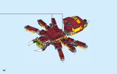 LEGO 31073 instructions page 38 – build guide