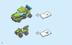 LEGO 31074 instructions page 2 – build guide