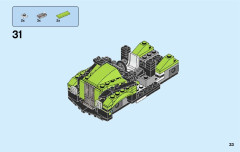 LEGO 31074 instructions page 33 – build guide