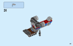 LEGO 31075 instructions page 23 – build guide