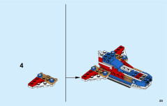 LEGO 31076 instructions page 23 – build guide