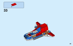 LEGO 31076 instructions page 25 – build guide