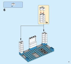 LEGO 31077 instructions page 9 – build guide