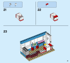 LEGO 31077 instructions page 21 – build guide