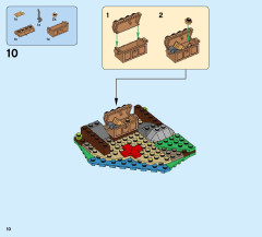 LEGO 31078 instructions page 10 – build guide
