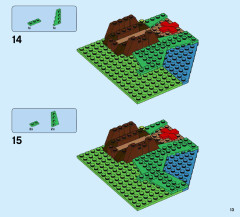 LEGO 31078 instructions page 13 – build guide