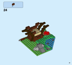 LEGO 31078 instructions page 21 – build guide