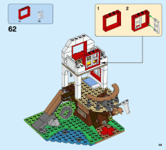 LEGO 31078 instructions page 59 – build guide
