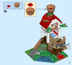 LEGO 31078 instructions page 73 – build guide