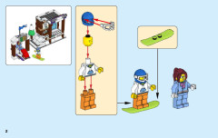 LEGO 31080 instructions page 2 – build guide