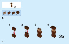 LEGO 31080 instructions page 20 – build guide