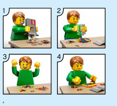 LEGO 31081 instructions page 2 – build guide