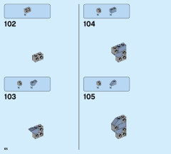 LEGO 31081 instructions page 68 – build guide