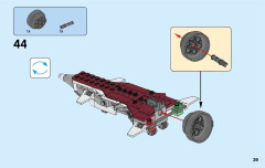 LEGO 31086 instructions page 39 – build guide