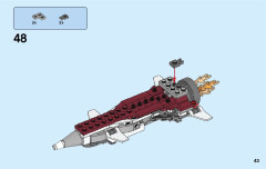 LEGO 31086 instructions page 43 – build guide