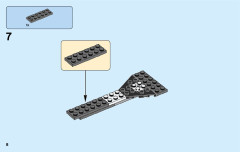 LEGO 31086 instructions page 8 – build guide