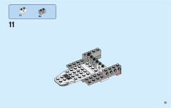 LEGO 31086 instructions page 11 – build guide