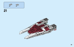 LEGO 31086 instructions page 21 – build guide