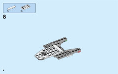 LEGO 31086 instructions page 8 – build guide