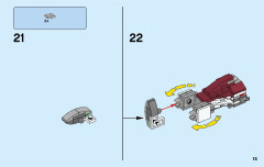 LEGO 31086 instructions page 15 – build guide