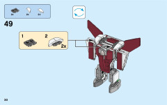 LEGO 31086 instructions page 30 – build guide
