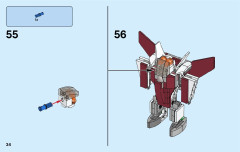LEGO 31086 instructions page 34 – build guide