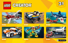 LEGO 31086 instructions page 35 – build guide