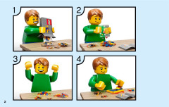 LEGO 31088 instructions page 2 – build guide