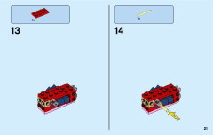 LEGO 31088 instructions page 21 – build guide