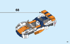 LEGO 31089 instructions page 53 – build guide